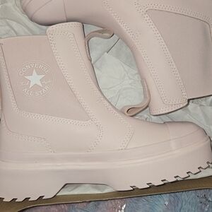 Converse Light Pink High-Top Boots